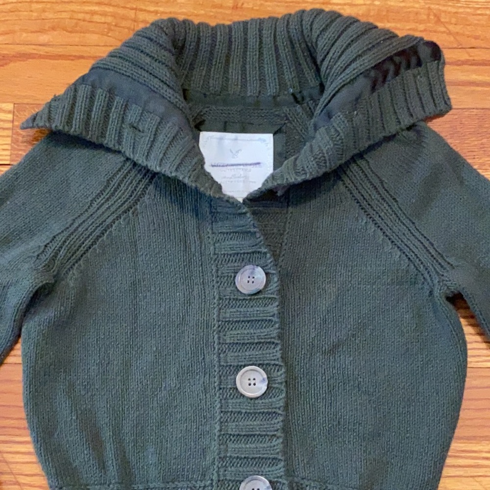 American Eagle Outfitters army green sweater
